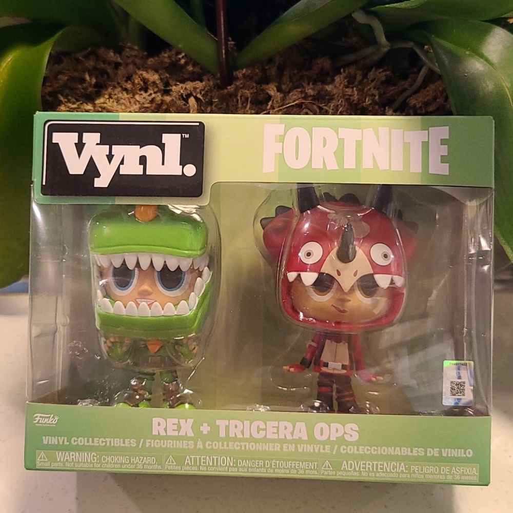 Fortnite Rex & Tricera OPS Vinyl Collection